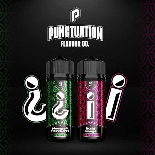 Steam Masters - Punctuation SPIN Longfill 120ml Each