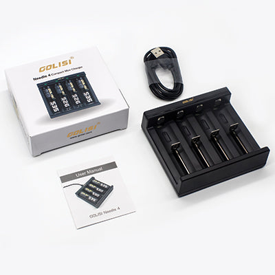 Golisi - Needle 4 USB 4 Bay Battery Charger